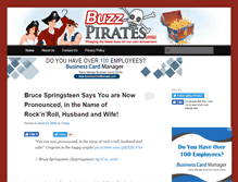 Tablet Screenshot of buzzpirates.com